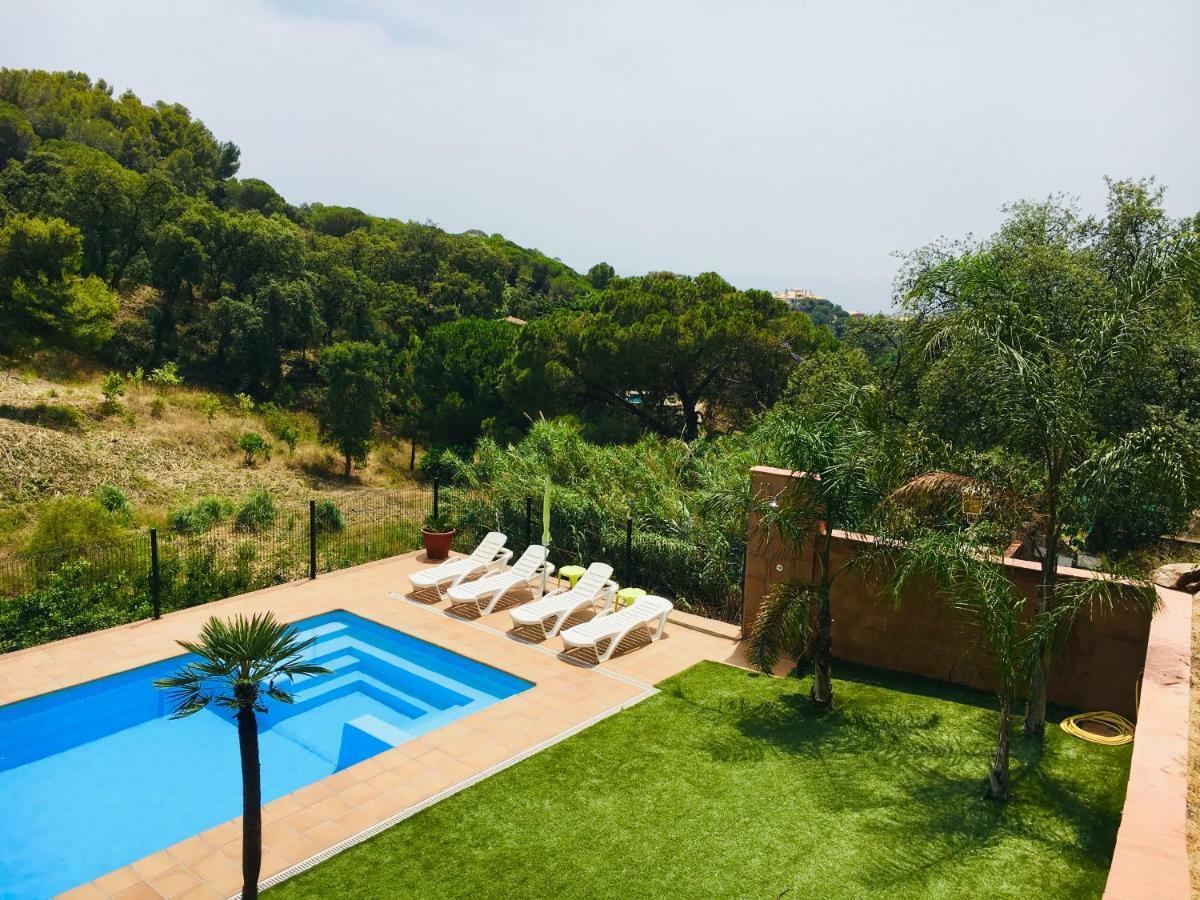 Vila Casa Con Vistas Al Mar Y Piscina Privada Lloret de Mar Exteriér fotografie